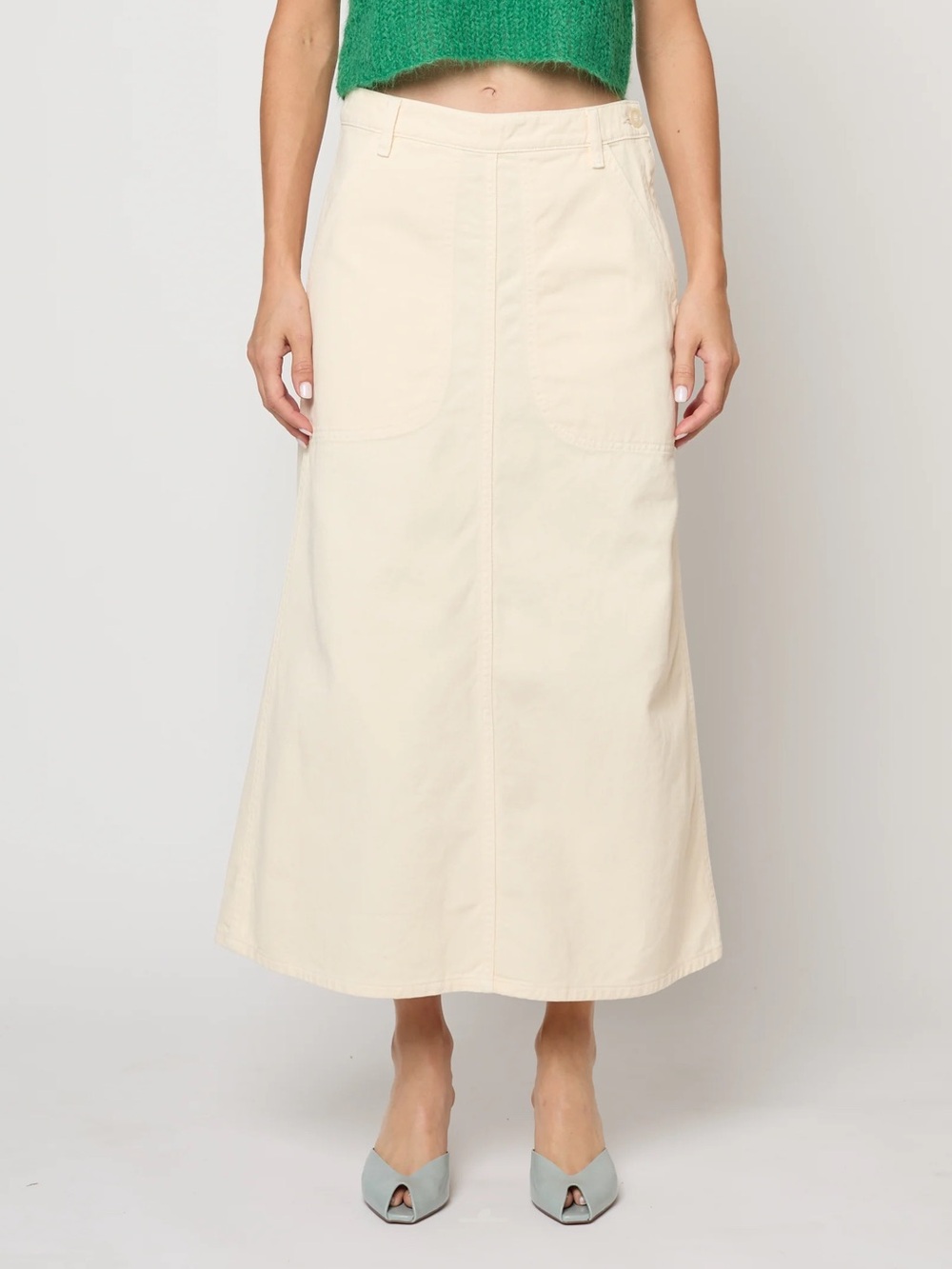 NWT Atelier Delphine Erin Skirt in Antique White